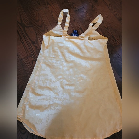 Satiny Nightgown, Buttery Yellow - Picture 2 of 9